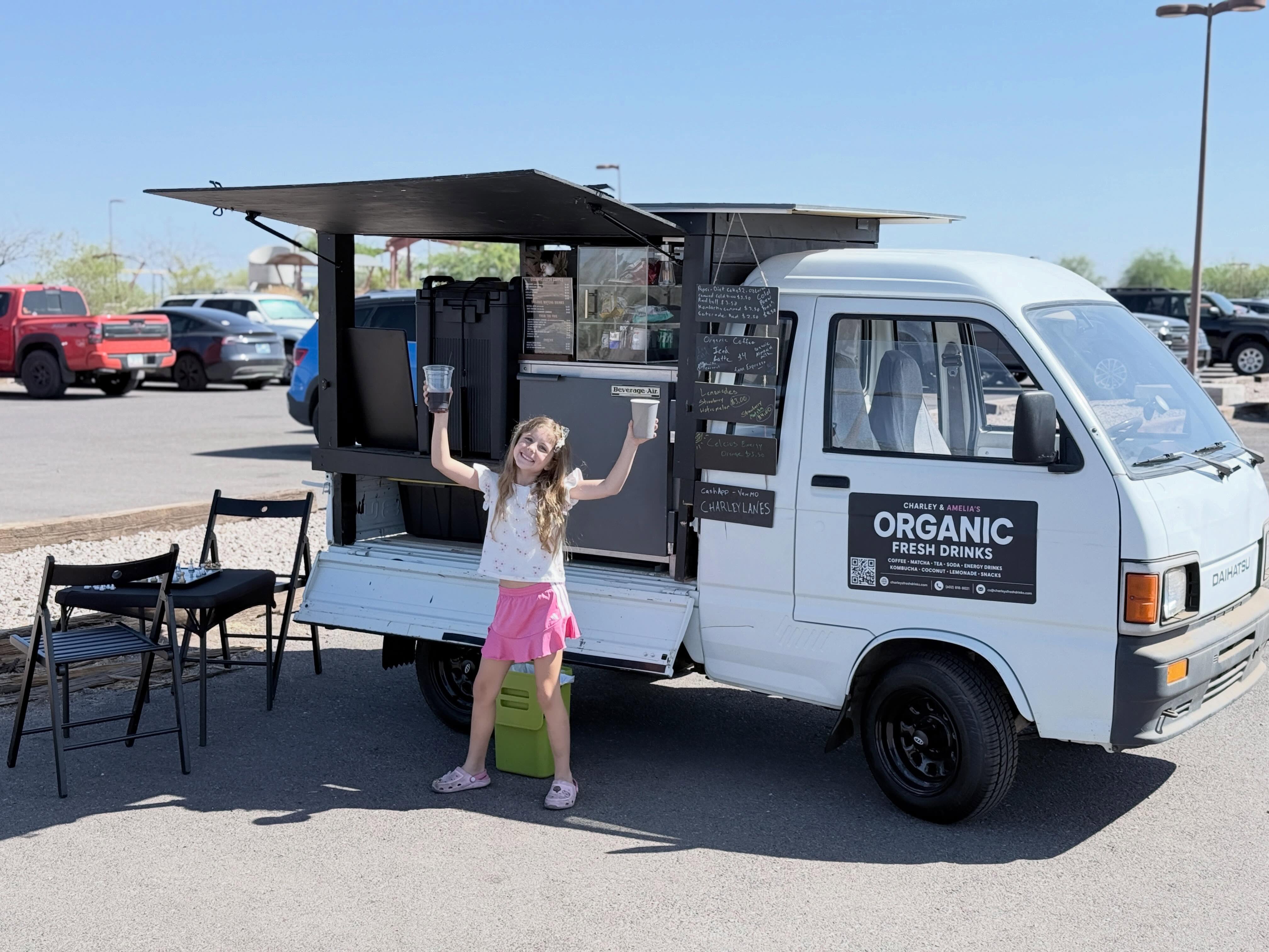 Organic drink truck